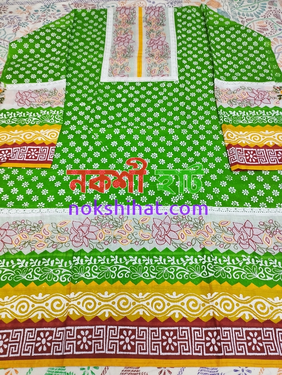 থ্রি পিস (ব্লক ও হাতের কাজ)